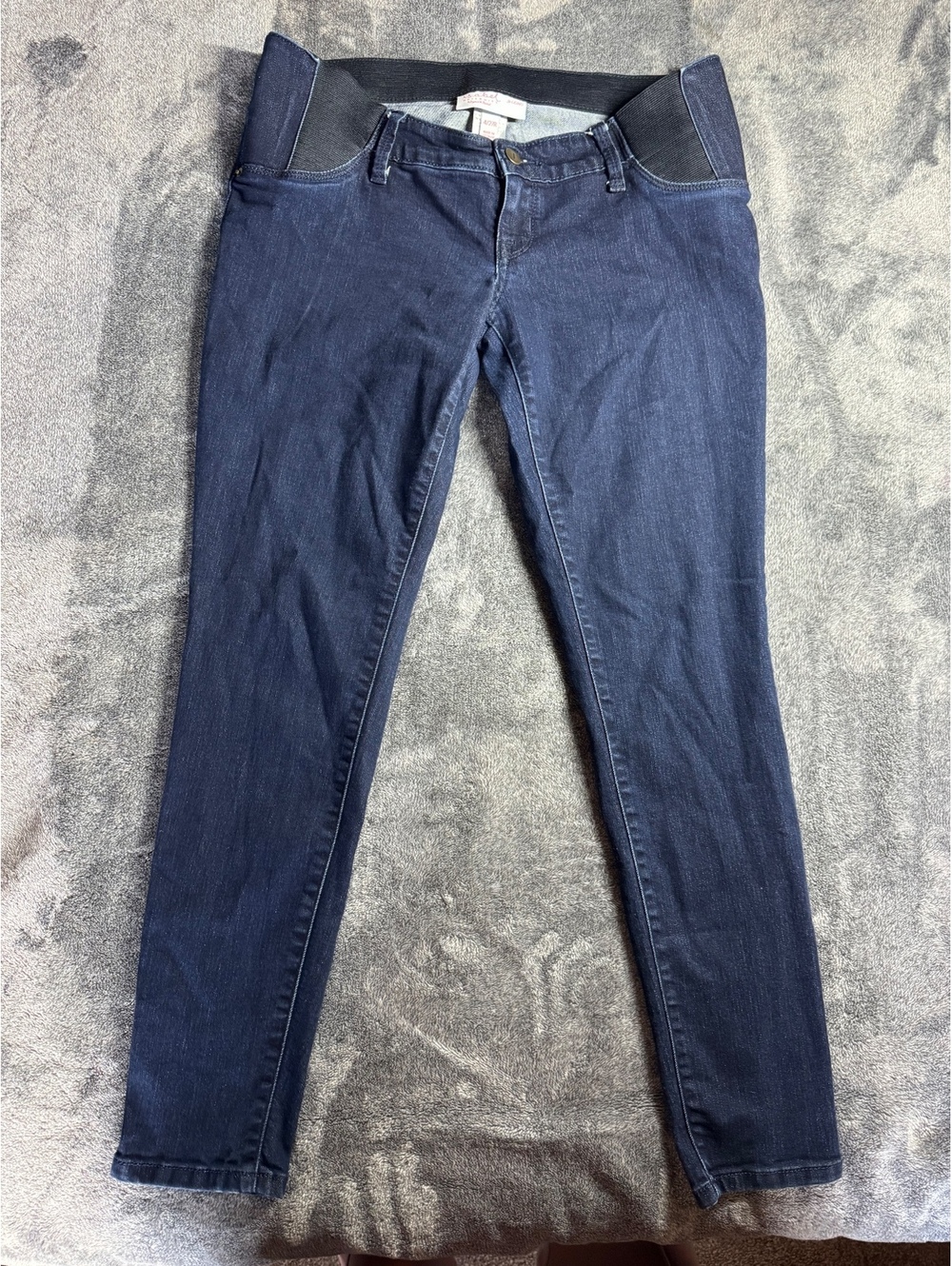 Indigo Rein maternity skinny jeans dark wash